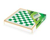 Jogo de Xadrez e Damas 2 em 1 Profissional Hoyle Games Tabuleiro Grande  39x39CM Peças Em Madeira Com 2 Gavetas - Jogo de Dominó, Dama e Xadrez -  Magazine Luiza