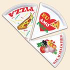 Jogo 3 Pratos De Pizza Cerâmica Pode Assar Direto no Forno