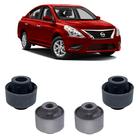 Jogo 4 Borracha Grande Pequena Nissan Versa 2012 2013 2014