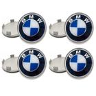 Jogo 4 Calota Centro Roda BMW Serie X X1 / X3 / X4 / X5 / X6