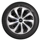 Jogo 4 Calotas Aro 14 Esportivas Ford Velox Silver Black