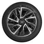 Jogo 4 Calotas Esportivas Aro 14 DS4 Black Silver Honda