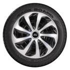 Jogo 4 Calotas Esportivas Aro 15 Velox Silver Black Ford