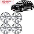 Jogo 4 Calotas Peugeot 206 98 99 00 a 10 208 12 a 17 Aro14