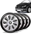 Jogo 4 Calotas Velox Aro 14 Prata Peugeot 206 207 208 307