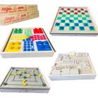 Jogo 5 em 1 Dama Trilha Jogo da Velha Xadrez e Ludo - STEM Toys -  Brinquedos Educativos e STEAM