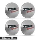 Jogo 4 Emblema Roda TSW 65mm. - GFM - EMBLEMAS