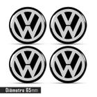 Jogo 4 Emblema Roda Volkswagen 65mm. - GFM - EMBLEMAS