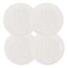 Jogo 4 Pratos para Sobremesa de Porcelana Clean 20cm - Lyor