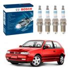 Jogo 4 Vela Original Bosch Gol Gti 2.0 16v Ap Mi 1995 A 1999