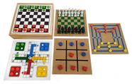Jogos 6x1 Dama Jogo Velha Ludo Trilha Xadrez Domino