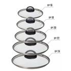 Jogo 5 Tampas De Vidro 16 Cm 18 Cm 20 Cm 22cm 24 Cm Jogo 5 Tampas De Vidro 16 Cm 18 Cm 20 Cm 22cm 24 Cm
