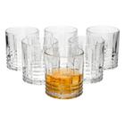 Jogo 6 Copo Whisky 340ml Vidro Transparente On The Rocks Bar Negroni Drinks Premium