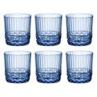 Jogo 6 Copos Cristal Whisky 370 Ml ul America 20S Bormioli