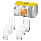 Jogo 6 Copos Lights 300ml Transparente Nadir Água Suco Refrigerante