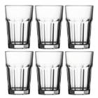 Jogo 6 Copos Vidro Grosso 400ml Cerveja Suco Drink Premium Original Casablanca Resistente