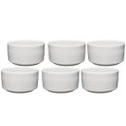 Jogo 6 Ramekin Porta Molho Tigela 130ml Ceramica Finger Food