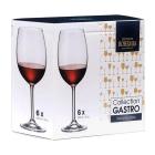 Jogo 6 Taças Cristal Vinho Tinto 450 ml Gastro Bohemia