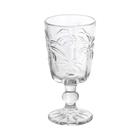 Jogo 6 Taças de Vidro Tropical Palm Tree Tropical Cor Transparente para Água 310ml