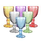 Jogo 6 Taças para Licor em Vidro Colorido Bardot - L'Hermitage