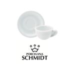 Jogo 6 Xícara Com 6 Pires Para Café Modelo Ouro Verde Porcelana Schmidt