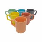 Jogo 6 Xícaras De Café Coloridas 80Ml - Dolce Home