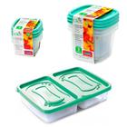 Jogo 7 potes porta frios presunto queijo geladeira freezer microondas marmita fitness vasilha comida