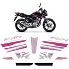 Jogo Adesivo Honda Cg Fan 160 25Th Anniversary Rosa 19/21