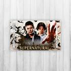 Jogo Americano 2 Un Retangular Neoprene Supernatural Irmãos - Criative Gifts