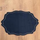 Jogo Americano Argivai Vintage Navy 35Cm X 50Cm 4 Peças - Argivai Com. De Tecidos Ltda