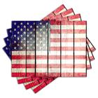 Jogo Americano - Bandeira Estados Unidos com 4 peças - 933Jo