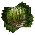 Jogo Americano com 4 peças - Natureza - Paisagem - Floresta - 2188Jo