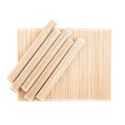 Jogo Americano em Bambu 30 x 40 cm Natural 06 Lugares Servico de Jantar Cozinha Mesa Posta