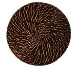 Jogo Americano em Madeira Natural Rattan 32cm Mesa Posta