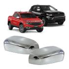 Jogo Aplique Capa Cromada Retrovisor Fiat Toro Compass 2017 - Shekparts