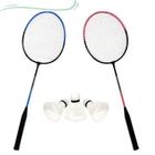 Jogo Badminton Completo Com 2 Raquetes 3 Petecas Bolsa - Taiwan Collection