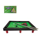 Mesa sinuca jogo bilhar infantil medida 50x31x10 art game