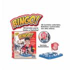Jogo Bingo 48 Cartelas Com Roleta Presente Família Infantil Diversão Lugo Brinquedos