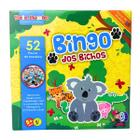 Jogo Bingo dos Bichos Brinquedo Educativo Madeira - Bate Bumbo - 4 anos