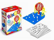 Jogo Bingo Globo Giratório Com Dispenser de Bolinhas 48 Cartelas