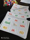 Jogo Bingo Silábico Alfabetização Consciência Fonológica