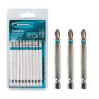 Jogo Bits Parafusadeira Magnético 90mm Longo Ph2 Gross 10pcs Aço S2 Ponta Philips Ponteira Com Imã Encaixe 1/4 113795