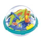 Jogo Bola Labirinto 3D Portátil 100 Desafios Equilíbrio E Concentração Multicolor +5 Anos Brinquedo Multikids - BR1675