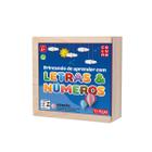 Jogo Brincando de aprender com letras e Números 72 peças- Coluna- Pais e Filhos