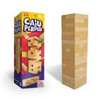 Jogo Brinquedo Caiu Perdeu 54 Peças Torre Madeira Pais & Filhos