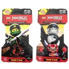 Jogo Cards Colecionáveis Blister Ninjago Lego 2 Unidades