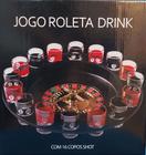 Jogo roleta drink shot com 16 copinhos de bebida dose cassino thata  esportes