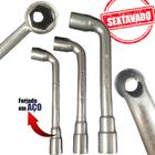 Jogo chave Biela 3 pecas com furo kit ferramentas 8/10/12mm conjunto chave biela kit ferramentas - Fertak