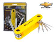 Jogo Chave Torx T9 A T40 S Furo Guia Tipo Canivete Chevrolet
