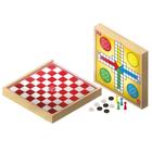 Jogo Educativo Dama Trilha Jogo da Velha Dominó Ludo 5 Em 1 - Bambinno -  Brinquedos Educativos e Materiais Pedagógicos